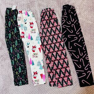 Girl’s Christmas Leggings Size 5